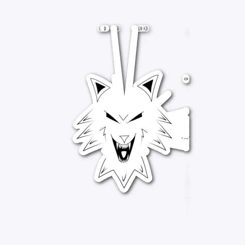 Vector Wolf Snarl