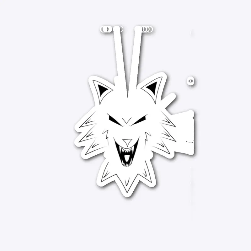 Vector Wolf Snarl